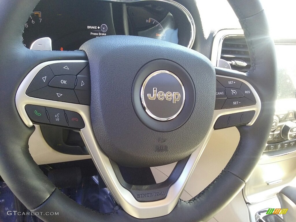 2017 Grand Cherokee Limited 4x4 - Diamond Black Crystal Pearl / Black/Light Frost Beige photo #6