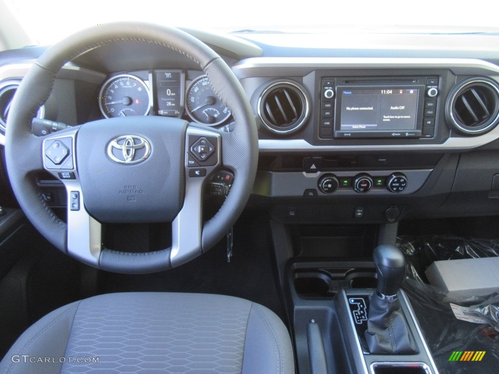 2017 Tacoma SR5 Double Cab - Magnetic Gray Metallic / Cement Gray photo #24