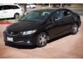 Crystal Black Pearl - Civic Hybrid Sedan Photo No. 8