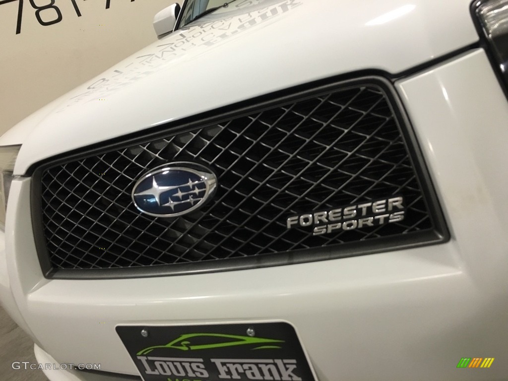 2008 Forester 2.5 X Sports - Aspen White / Anthracite Black photo #97