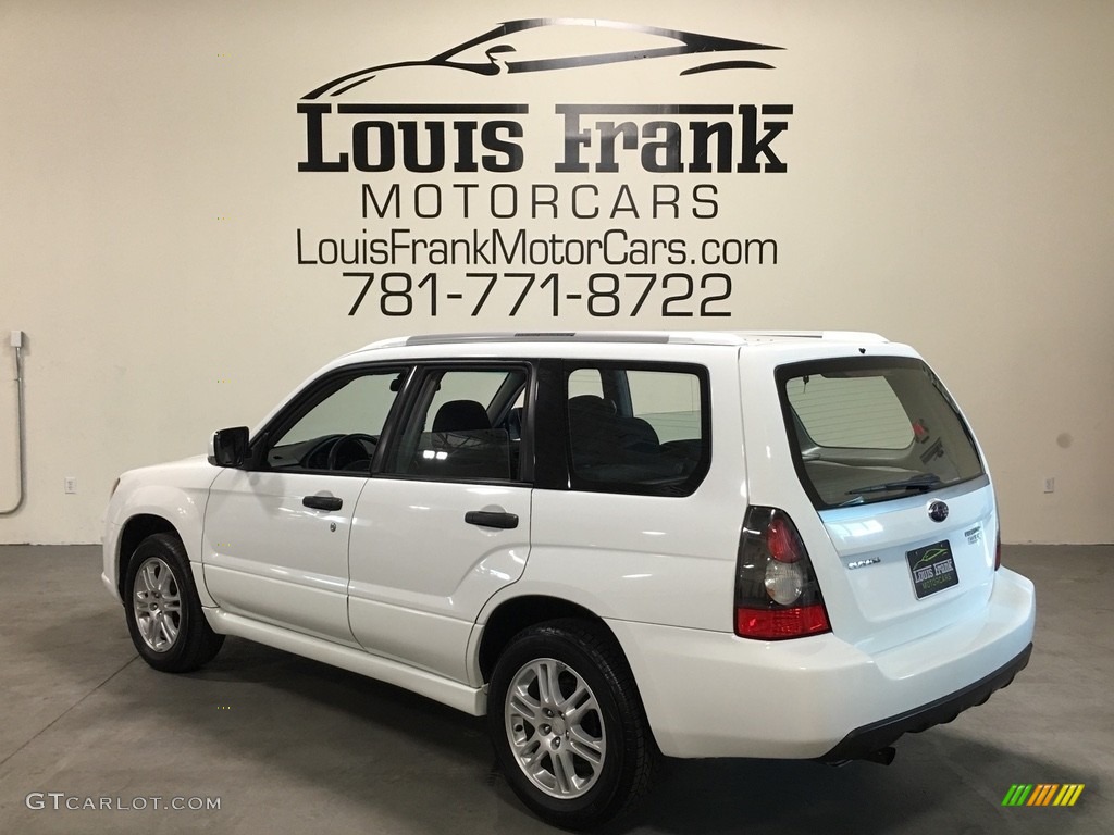 2008 Forester 2.5 X Sports - Aspen White / Anthracite Black photo #129