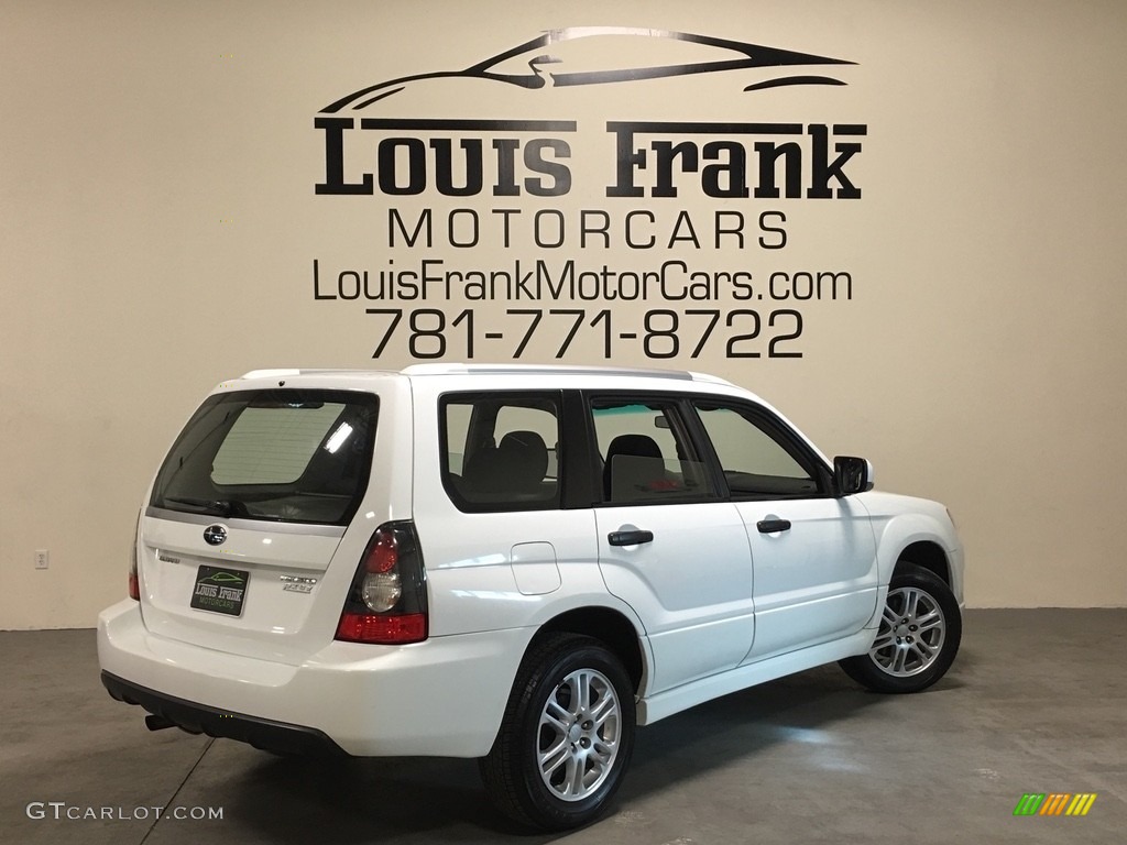 2008 Forester 2.5 X Sports - Aspen White / Anthracite Black photo #130