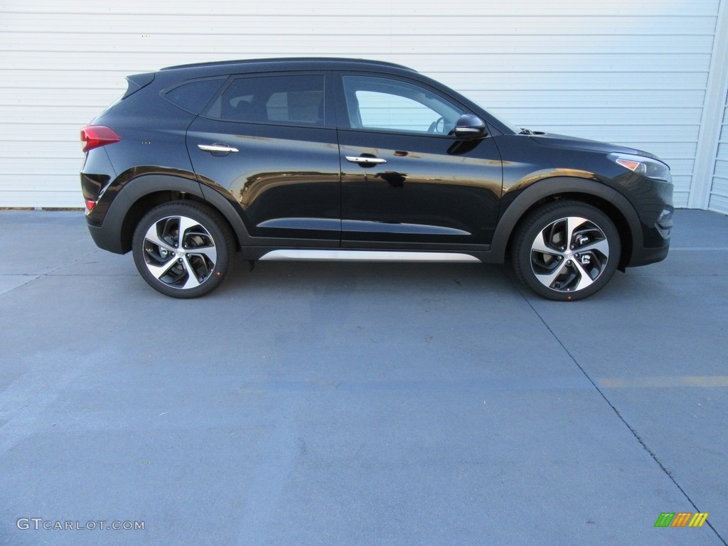 Black Noir Pearl 2017 Hyundai Tucson Limited Exterior Photo #116275809