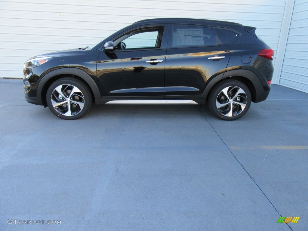 Black Noir Pearl 2017 Hyundai Tucson Limited Exterior Photo #116275878