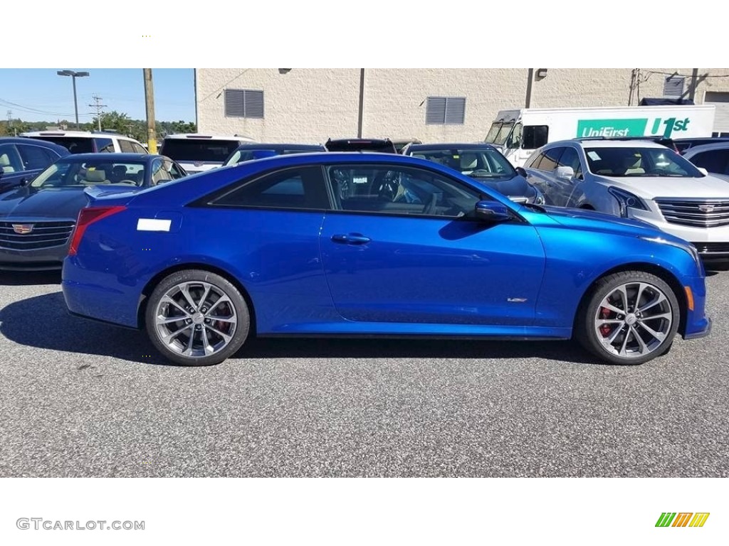 Vector Blue Metallic 2017 Cadillac ATS V Coupe Exterior Photo #116276721