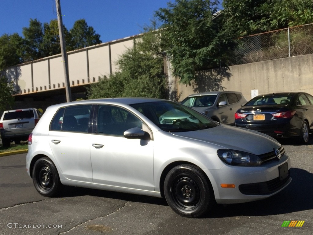 2013 Golf 4 Door - Reflex Silver Metallic / Titan Black photo #3