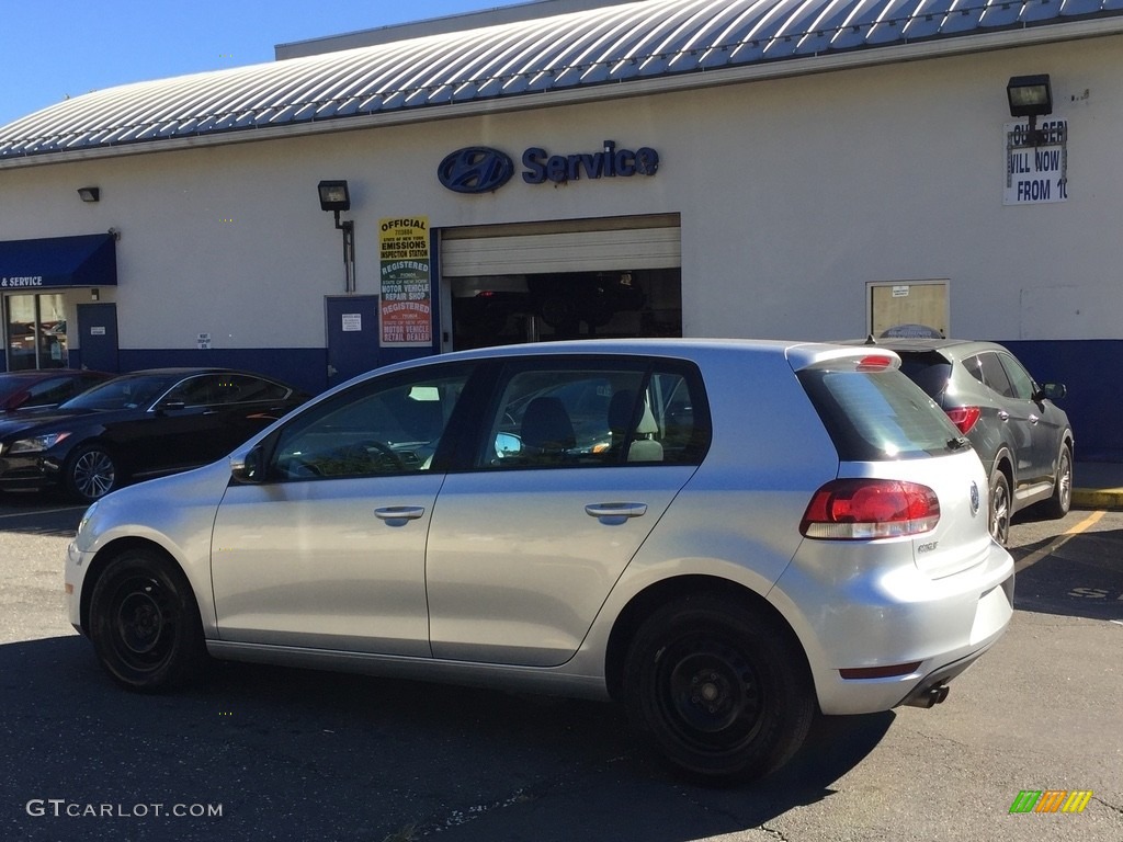 2013 Golf 4 Door - Reflex Silver Metallic / Titan Black photo #6
