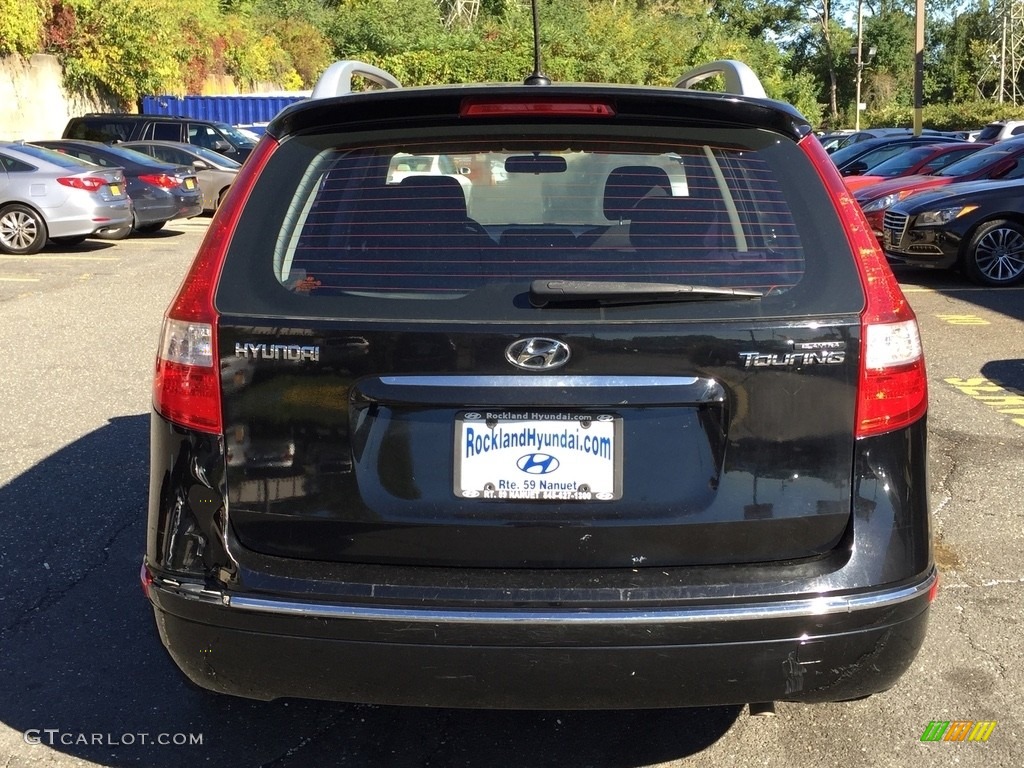 2012 Elantra GLS Touring - Black Noir Pearl / Black photo #5