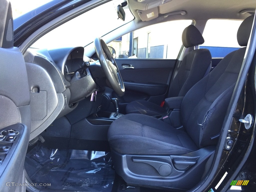 2012 Elantra GLS Touring - Black Noir Pearl / Black photo #10