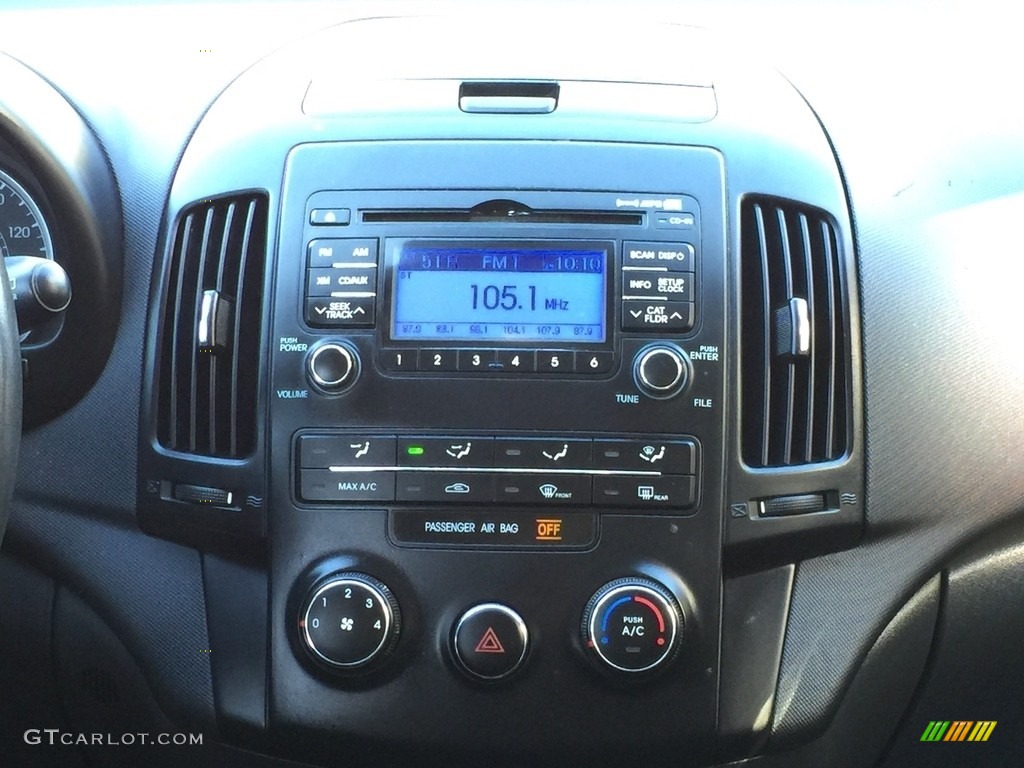 2012 Elantra GLS Touring - Black Noir Pearl / Black photo #13