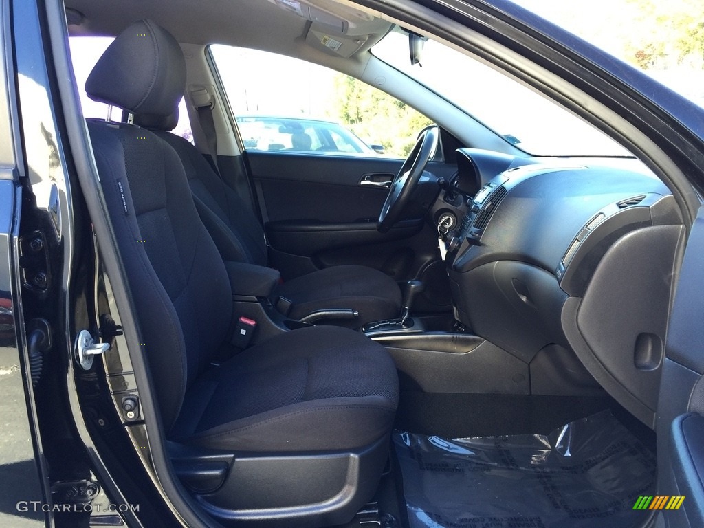 2012 Elantra GLS Touring - Black Noir Pearl / Black photo #26
