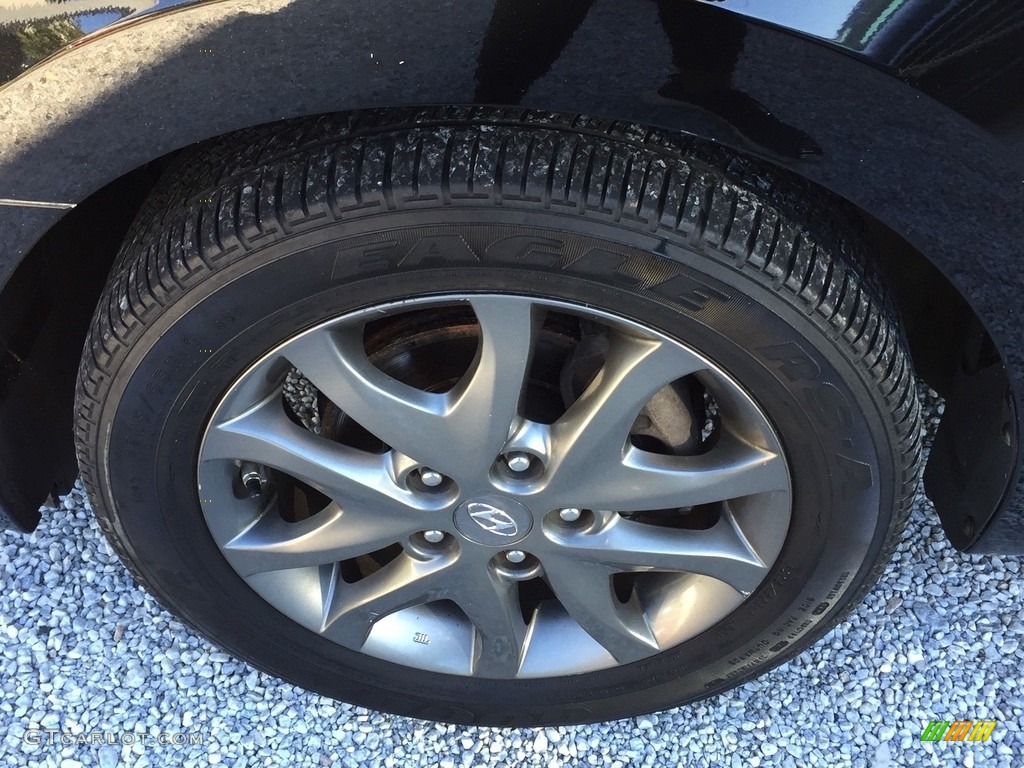 2012 Elantra GLS Touring - Black Noir Pearl / Black photo #28