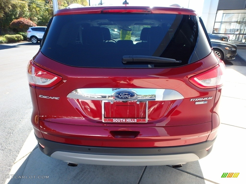 2014 Escape Titanium 1.6L EcoBoost 4WD - Ruby Red / Charcoal Black photo #4