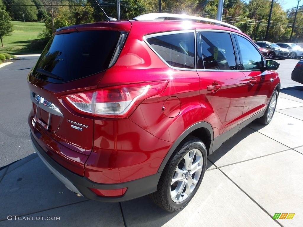 2014 Escape Titanium 1.6L EcoBoost 4WD - Ruby Red / Charcoal Black photo #6