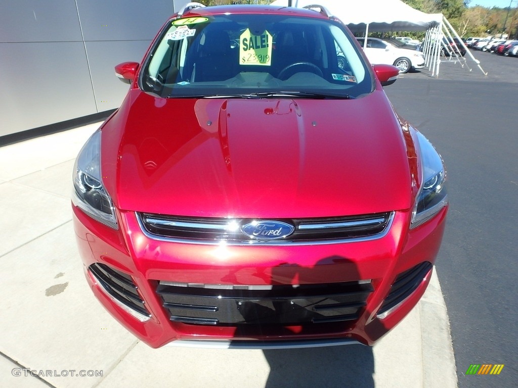 2014 Escape Titanium 1.6L EcoBoost 4WD - Ruby Red / Charcoal Black photo #9