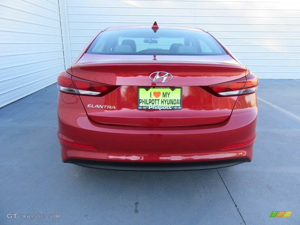 2017 Elantra SE - Red / Gray photo #5