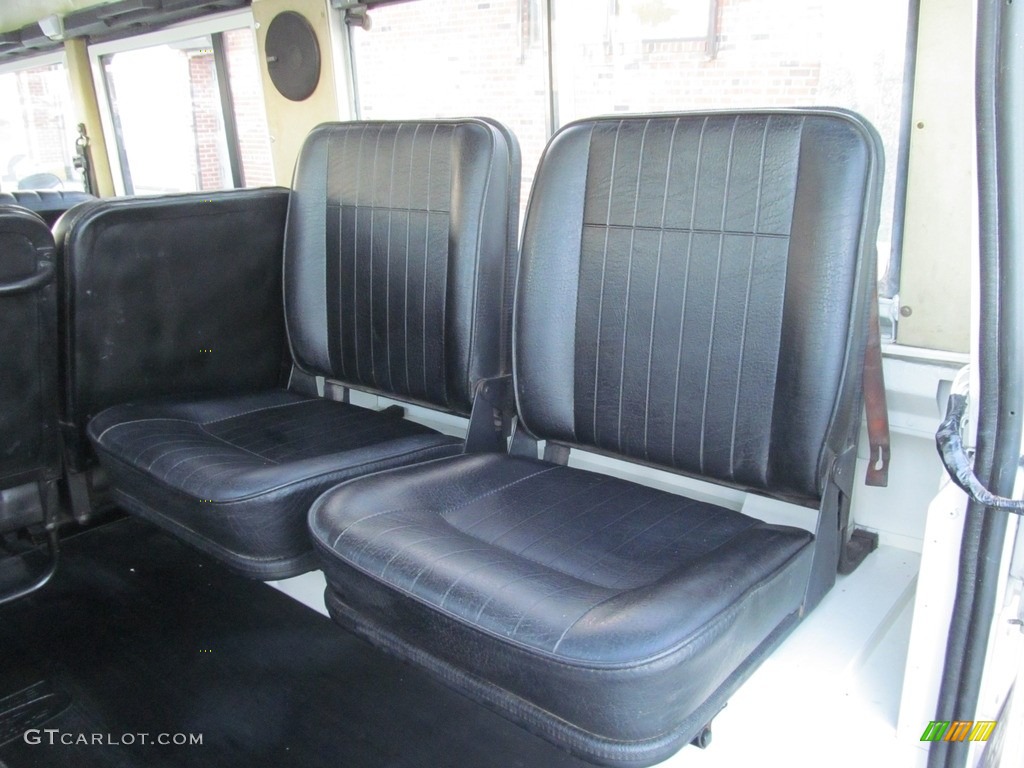 Black Interior 1985 Land Rover Defender 110 Hardtop Photo #116280849