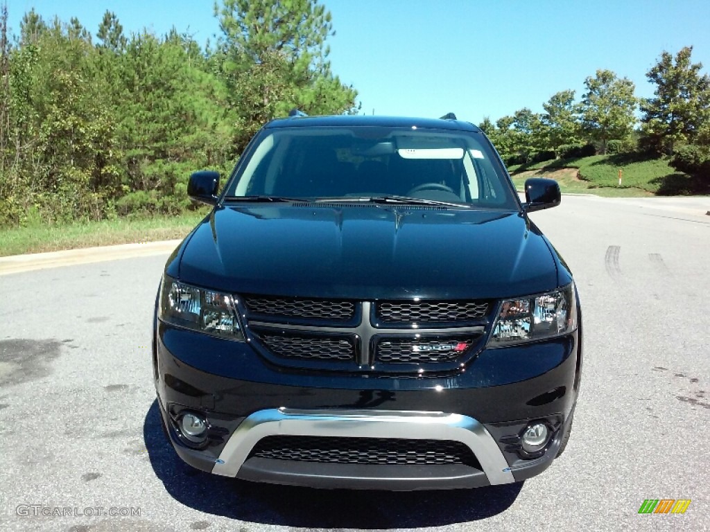 Pitch Black 2017 Dodge Journey Crossroad Exterior Photo #116281320