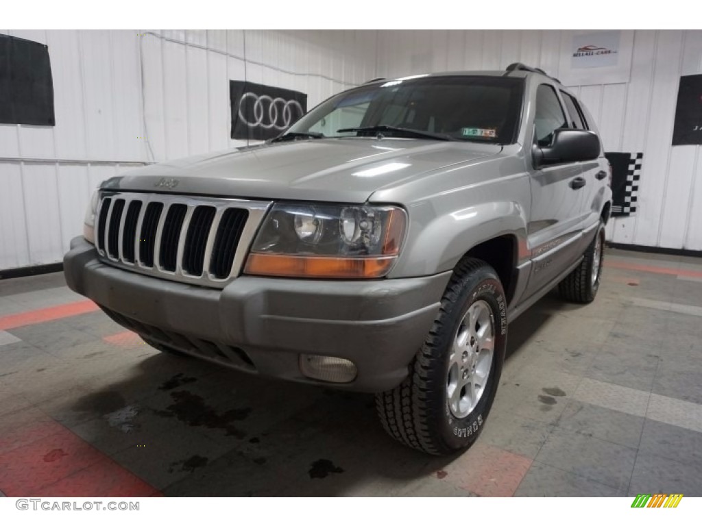 2000 Grand Cherokee Laredo 4x4 - Silverstone Metallic / Agate photo #3