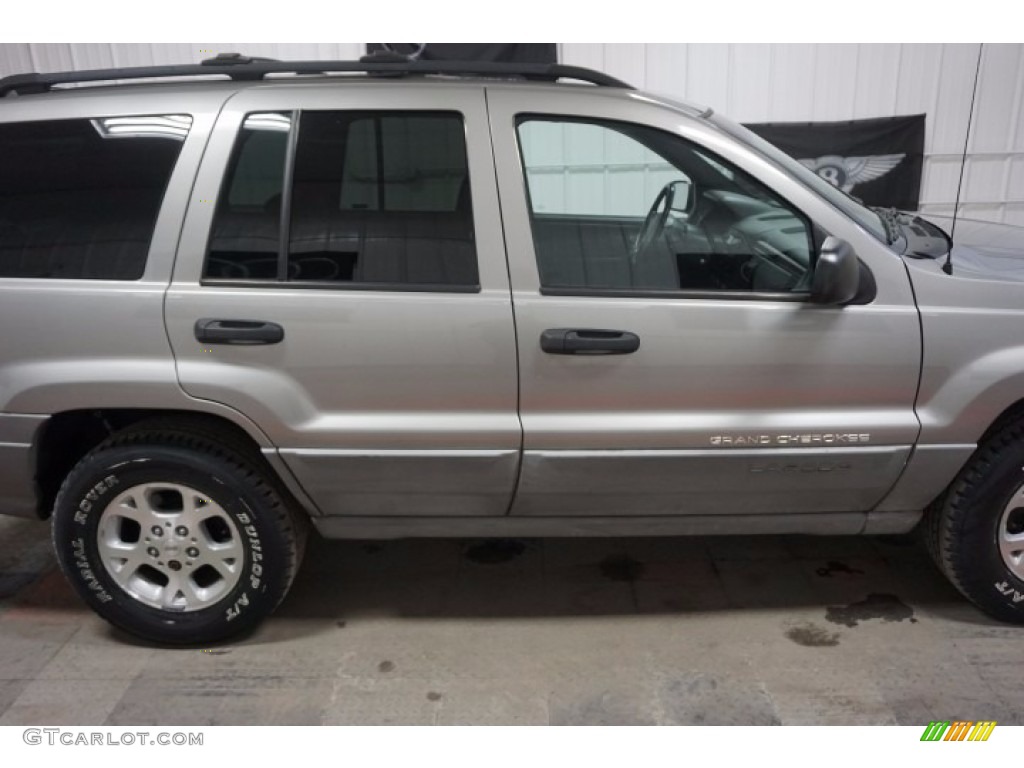 2000 Grand Cherokee Laredo 4x4 - Silverstone Metallic / Agate photo #46