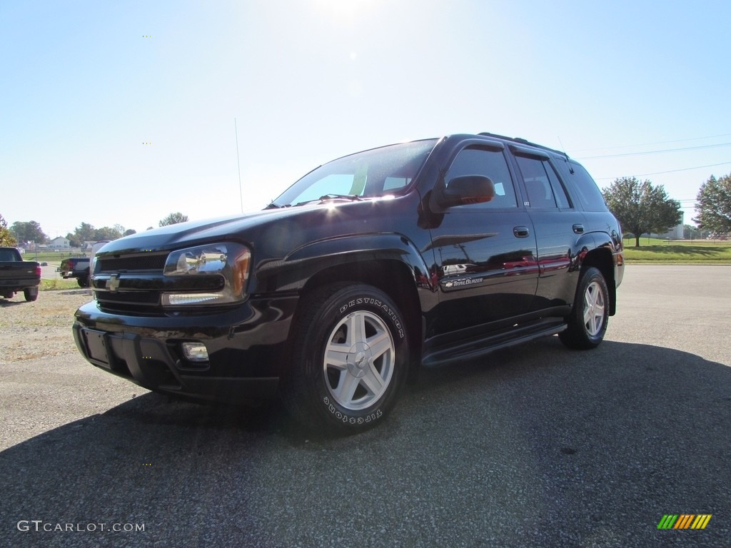 2002 TrailBlazer LTZ 4x4 - Onyx Black / Dark Pewter photo #6