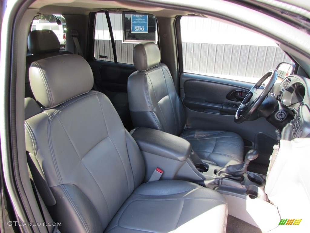 2002 TrailBlazer LTZ 4x4 - Onyx Black / Dark Pewter photo #23