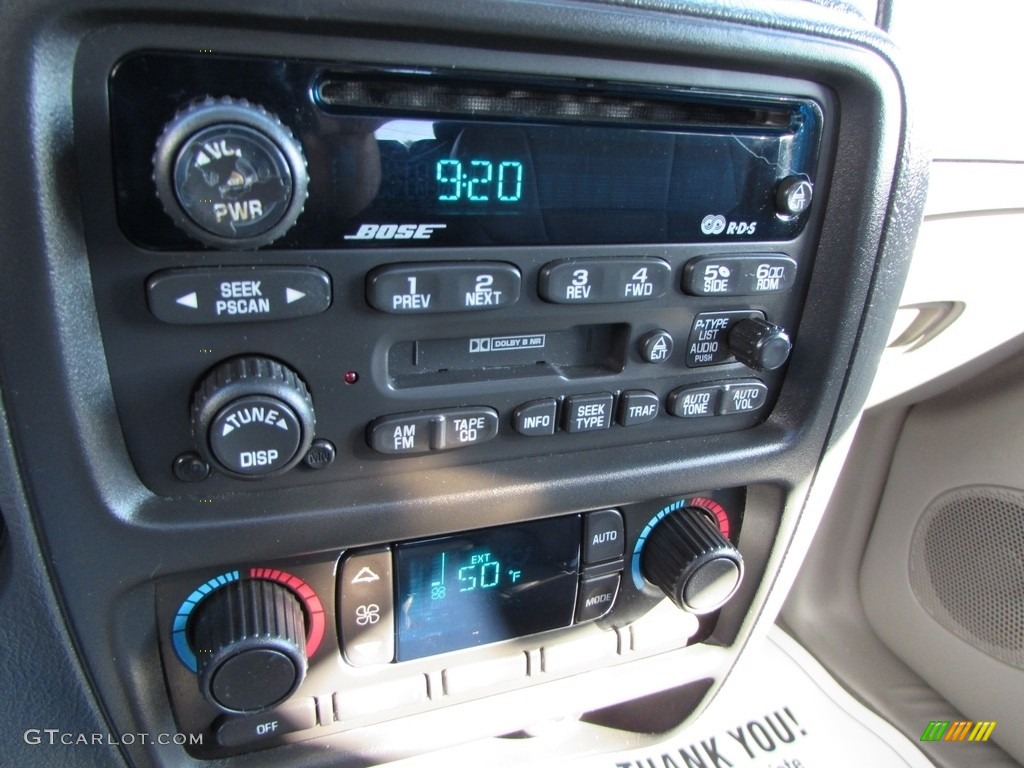 2002 TrailBlazer LTZ 4x4 - Onyx Black / Dark Pewter photo #30