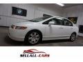 Taffeta White 2007 Honda Civic LX Sedan