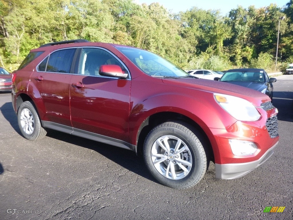 2017 Equinox LT AWD - Siren Red Tintcoat / Jet Black photo #3