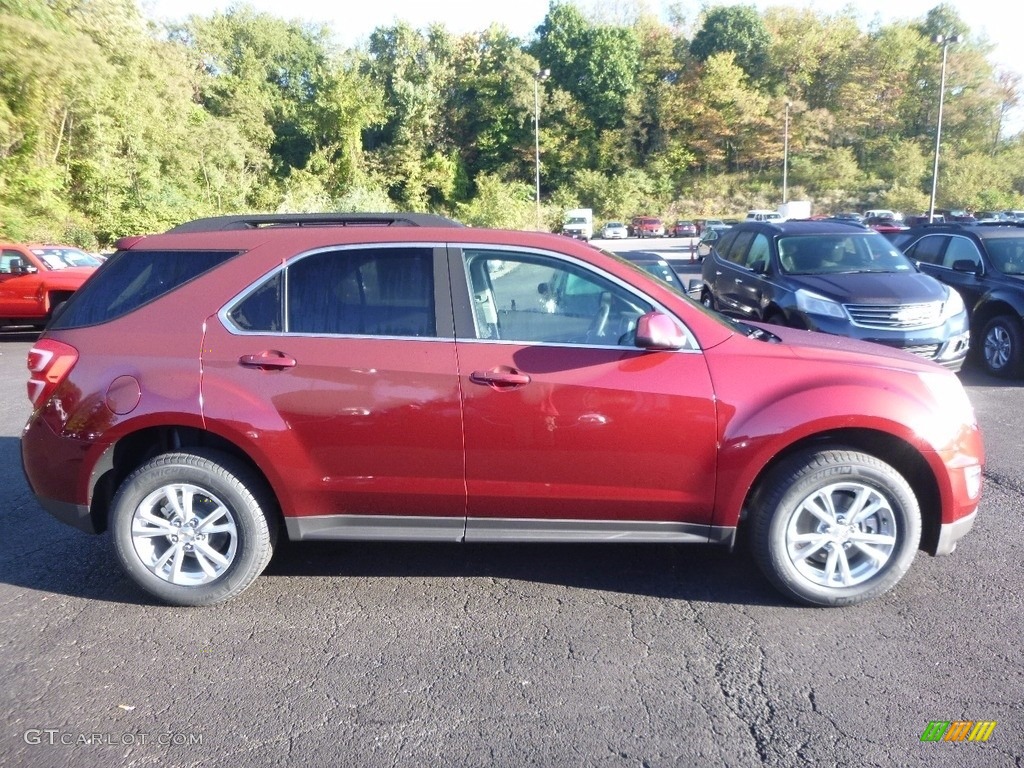 2017 Equinox LT AWD - Siren Red Tintcoat / Jet Black photo #4