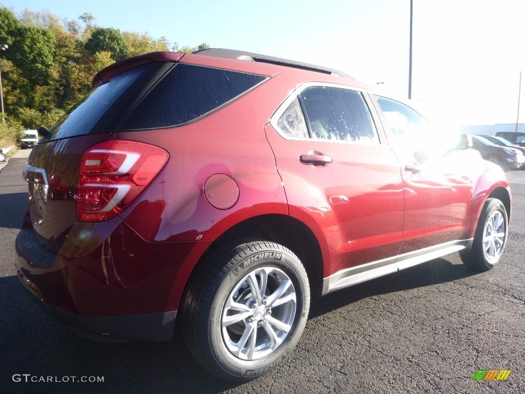 2017 Equinox LT AWD - Siren Red Tintcoat / Jet Black photo #5