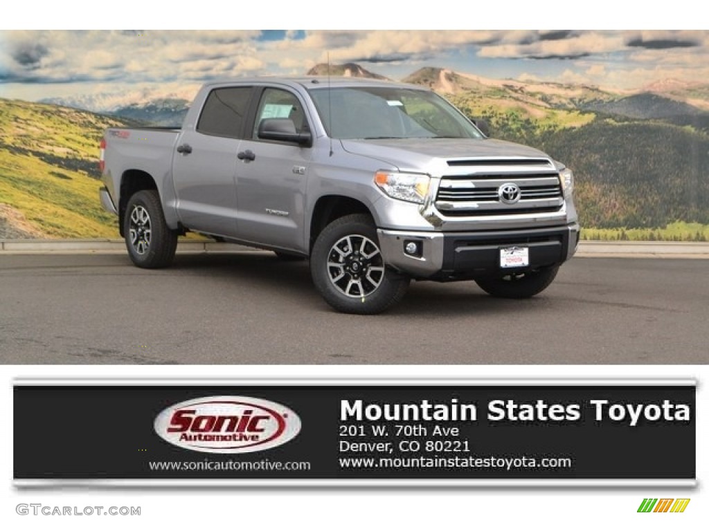 2017 Tundra SR5 CrewMax 4x4 - Silver Sky Metallic / Graphite photo #1