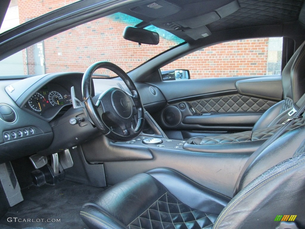 Nero Perseus Interior 2007 Lamborghini Murcielago LP640 Coupe Photo #116293736