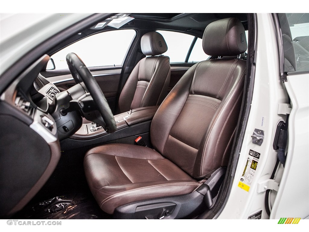 Mocha/Black Interior 2014 BMW 5 Series 535i Sedan Photo #116293806