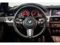 Mocha/Black 2014 BMW 5 Series 535i Sedan Steering Wheel