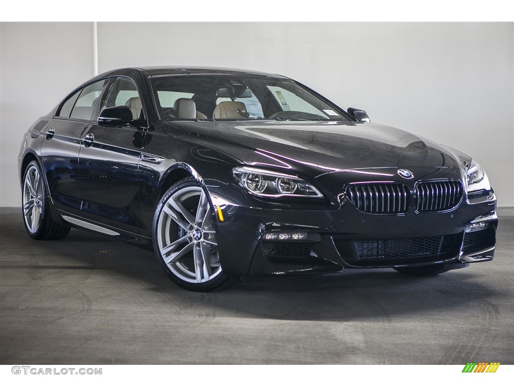 Black Sapphire Metallic 2017 BMW 6 Series 640i Gran Coupe Exterior Photo #116296095