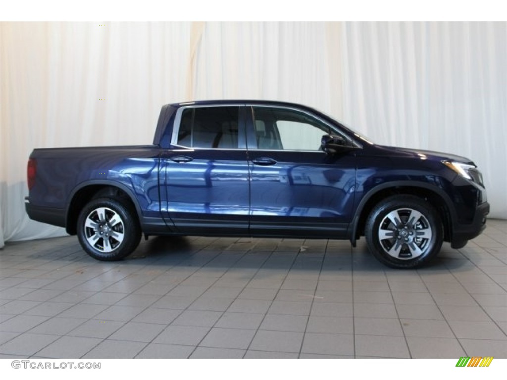 Obsidian Blue Pearl 2017 Honda Ridgeline RTL-T Exterior Photo #116297796
