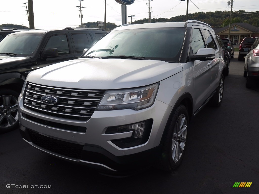 2016 Explorer Limited 4WD - Ingot Silver Metallic / Ebony Black photo #3