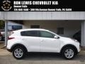 2017 Clear White Kia Sportage LX AWD  photo #1