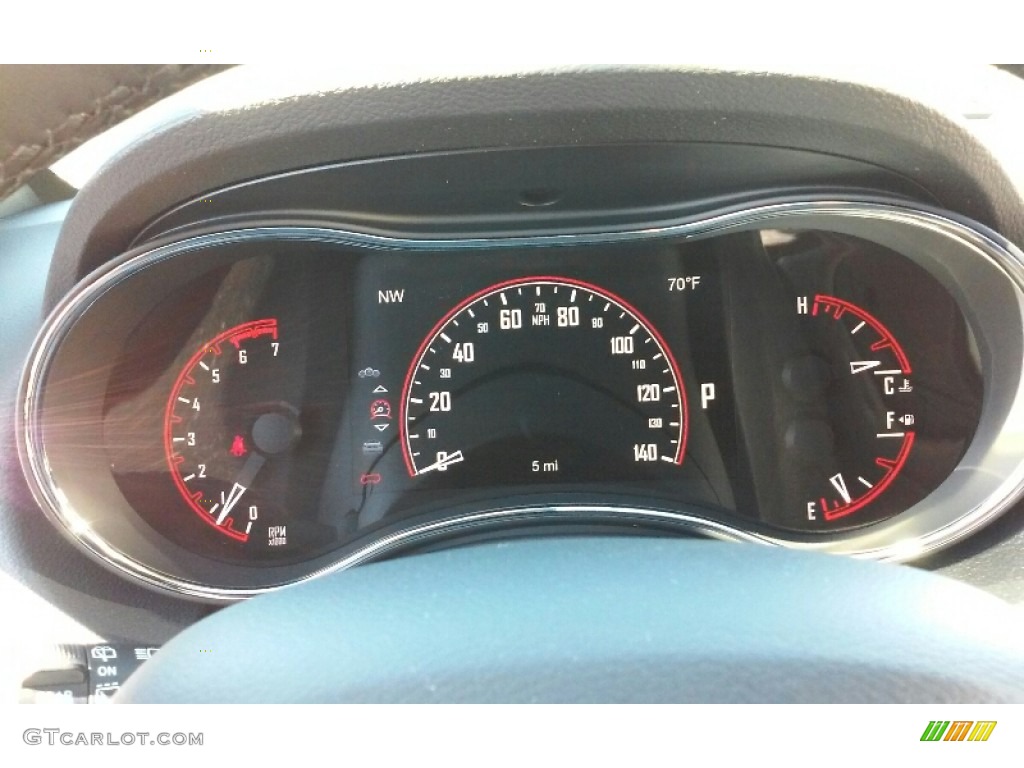 2017 Dodge Durango R/T AWD Gauges Photo #116299701