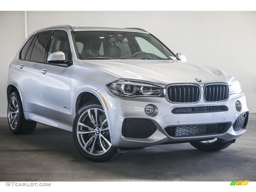 2017 X5 sDrive35i - Glacier Silver Metallic / Black photo #12