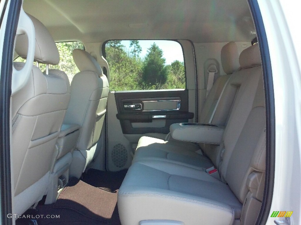 Canyon Brown/Light Frost Beige Interior 2017 Ram 3500 Laramie Mega Cab 4x4 Dual Rear Wheel Photo #116300349