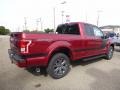 2016 Ruby Red Ford F150 XLT SuperCab 4x4  photo #2