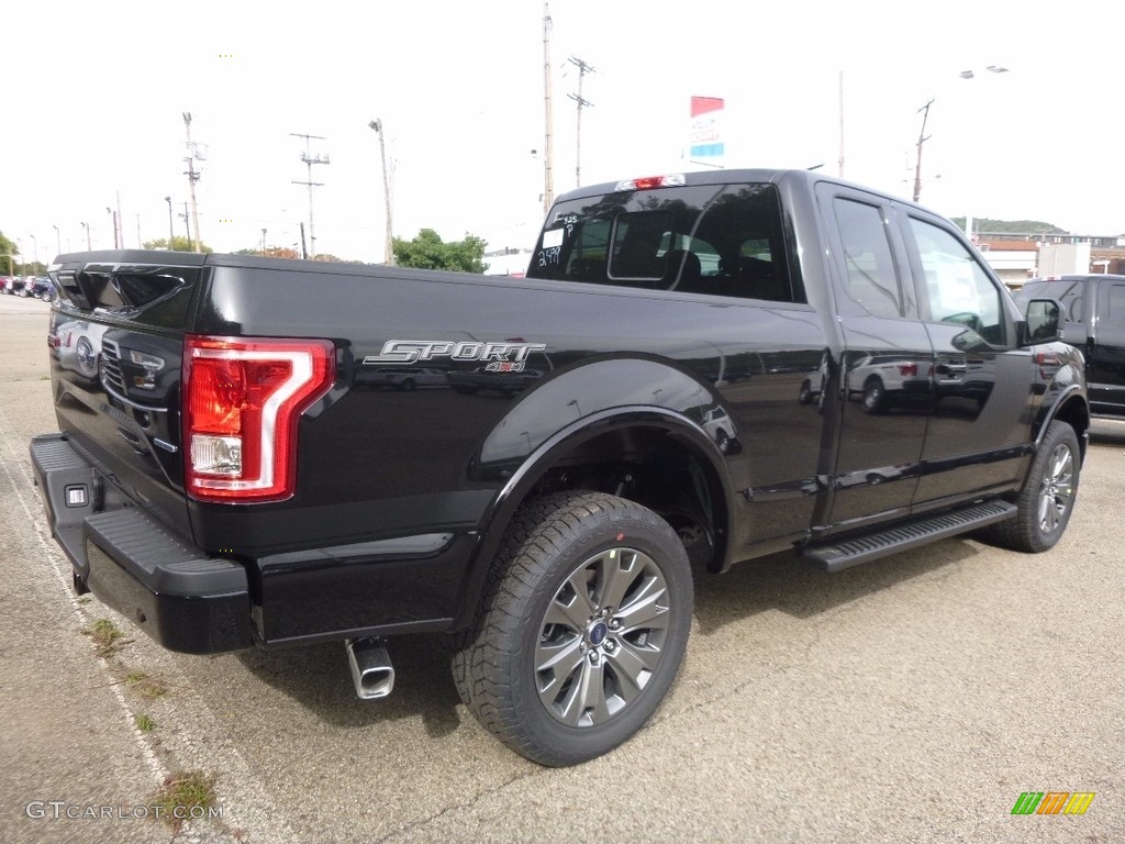2016 F150 XLT SuperCab 4x4 - Shadow Black / Black photo #2
