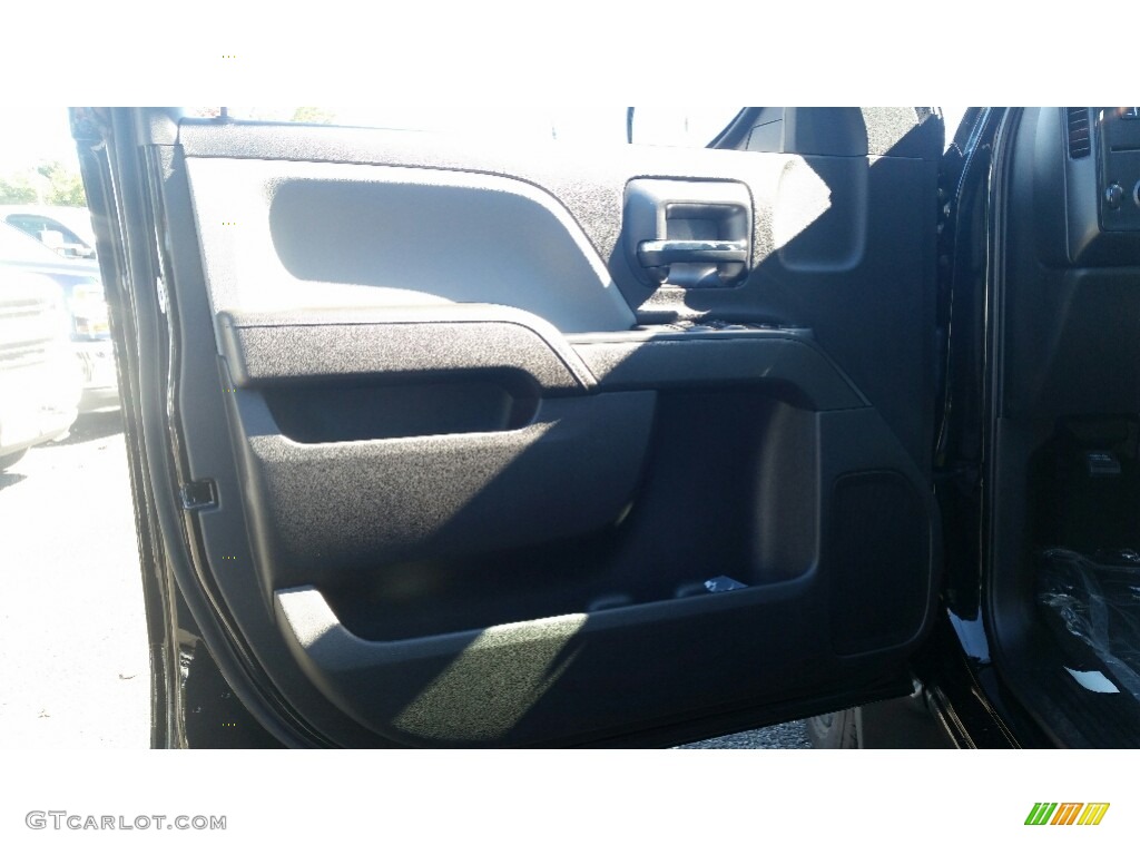 2017 Silverado 1500 WT Double Cab 4x4 - Black / Dark Ash/Jet Black photo #8