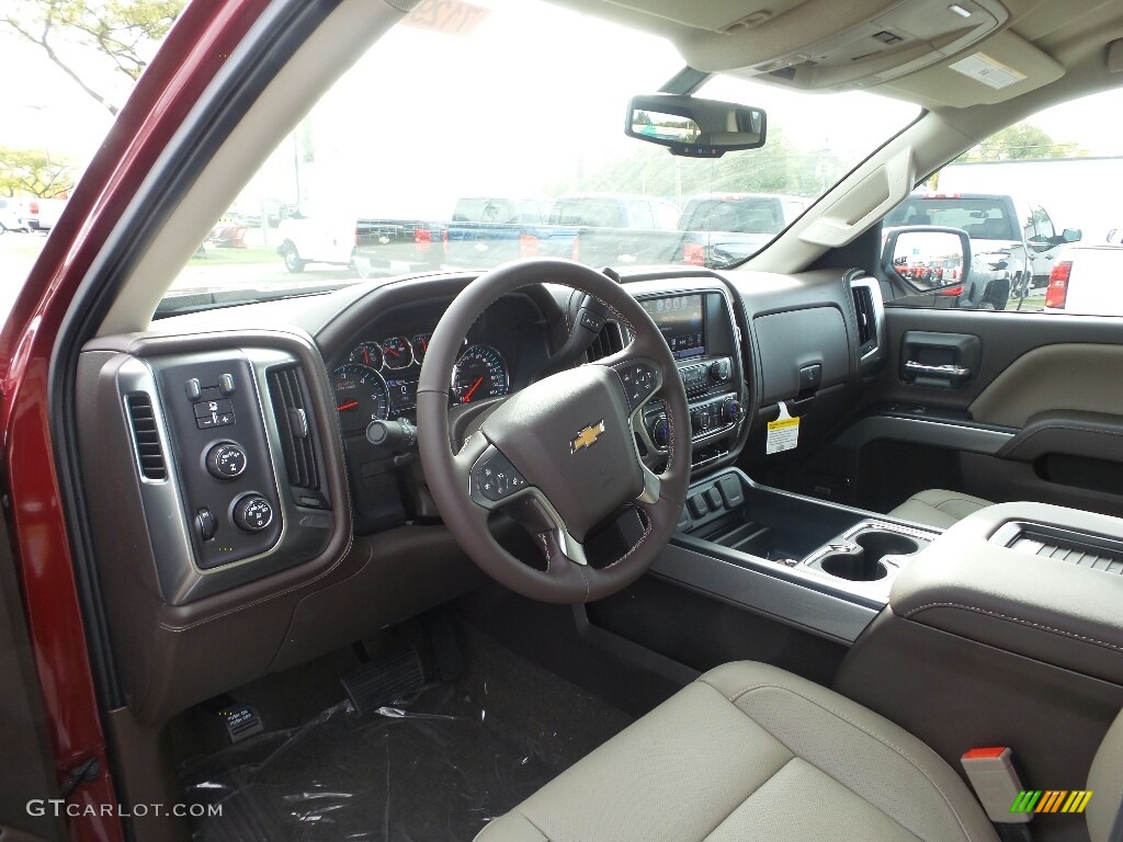 Cocoa/­Dune Interior 2017 Chevrolet Silverado 1500 LTZ Double Cab 4x4 Photo #116304792