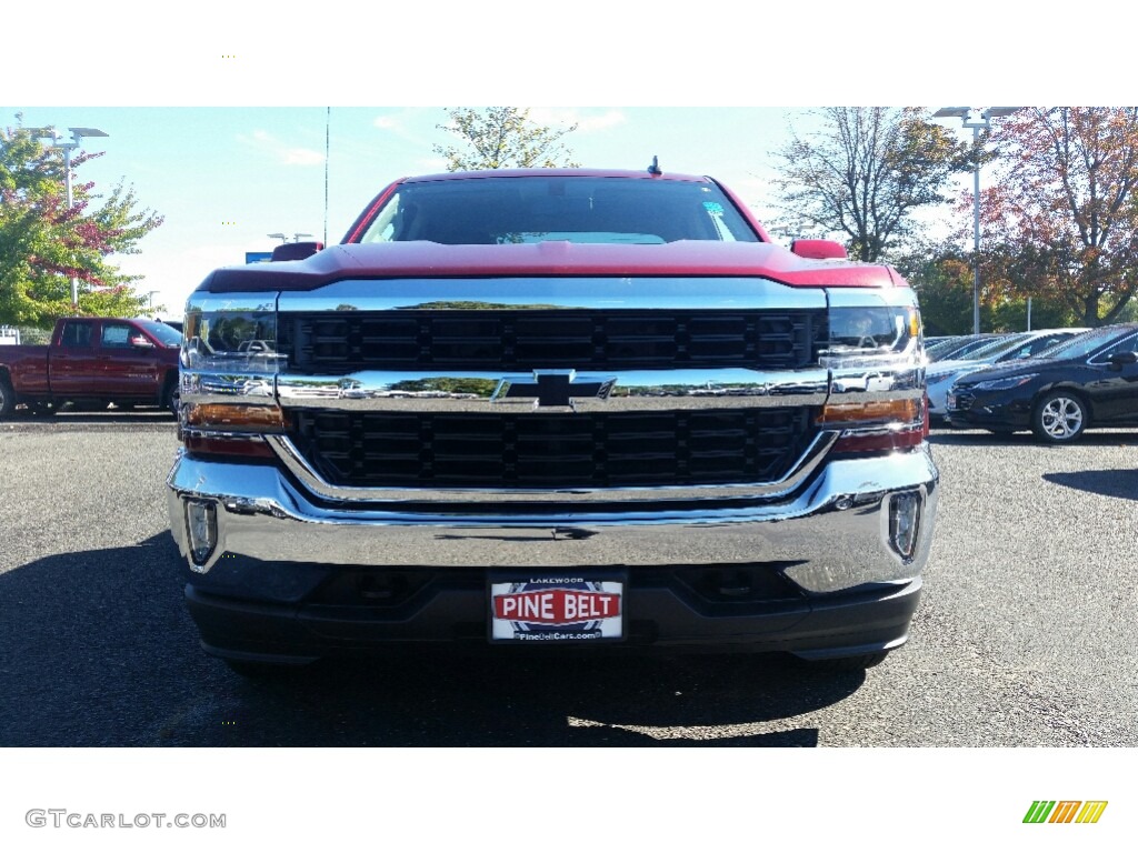 2017 Silverado 1500 LT Double Cab 4x4 - Siren Red Tintcoat / Jet Black photo #2