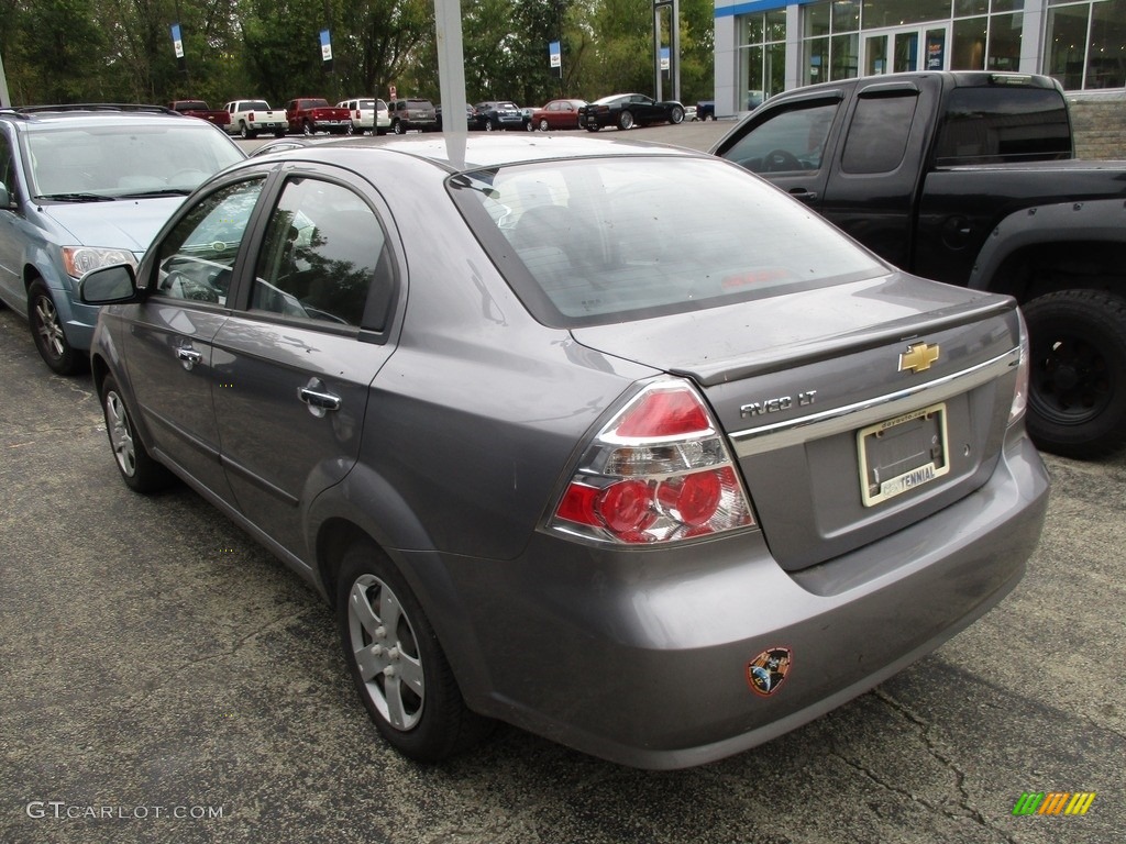 2011 Aveo LT Sedan - Medium Gray / Charcoal photo #4
