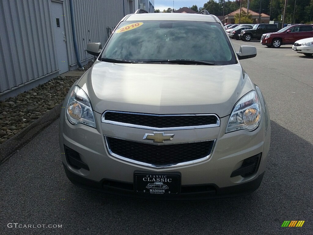 2010 Equinox LT - Gold Mist Metallic / Jet Black/Light Titanium photo #2