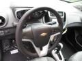 Jet Black/Dark Titanium 2017 Chevrolet Sonic LS Sedan Steering Wheel